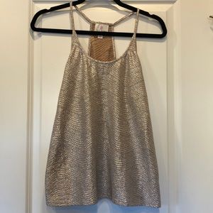 🍀☘️Julie Brown NYC Gold top